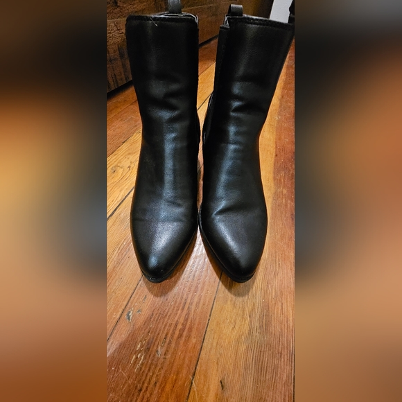 Black Vegan Leather Boot - Picture 3 of 11